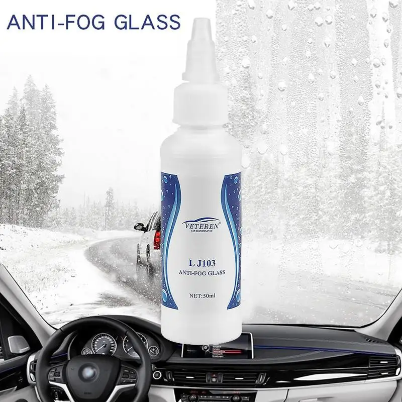 Anti-Fog Eyeglass Spray, Lens Cleaner, Auto Car Windscreen Goggles, Long Lasting Defogger, Anti-Fog Agent, Glass Lens Cleaner, 50ml