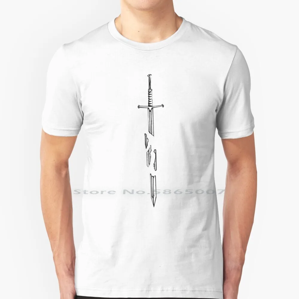 Shards Of Narsil T Shirt Cotton 6XL The Blade That Was Broken Narsil Swords Sauron Return Of The King Two Towers Tolkien