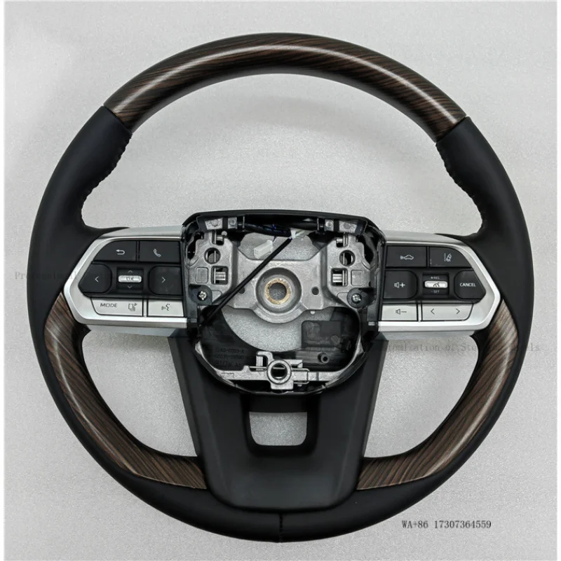 Peach Wood Grain Steering Wheel Fit for Toyota LC300 Steering Wheel Assembly