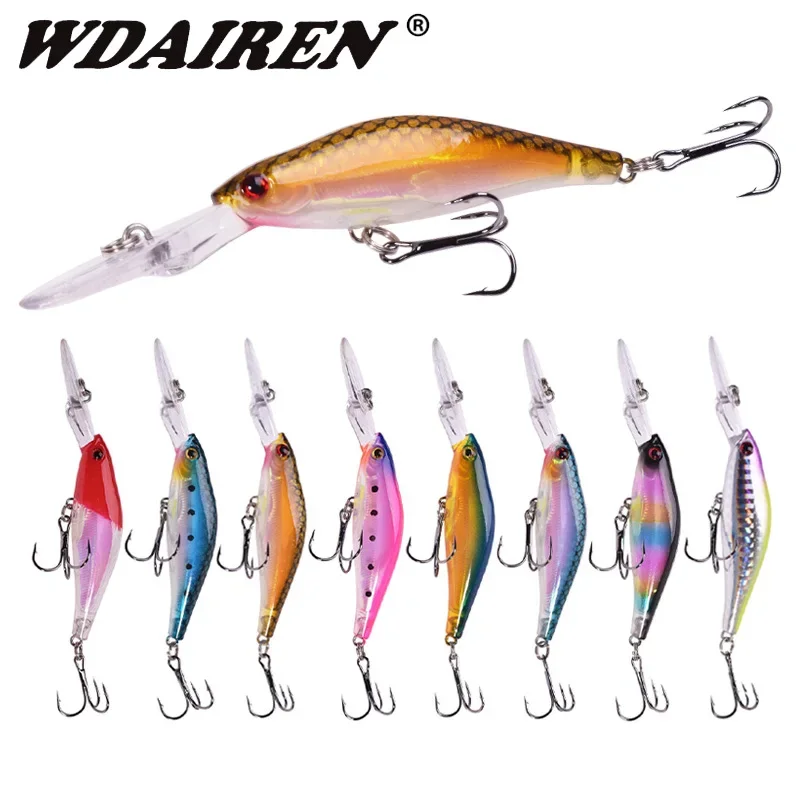 

1 Pc Minnow Fishing Lures 9.5cm 7.5g Sinking Wobblers Crankbait Artificial Hard Bait for Carp Bass Pesca Fishing Tackle