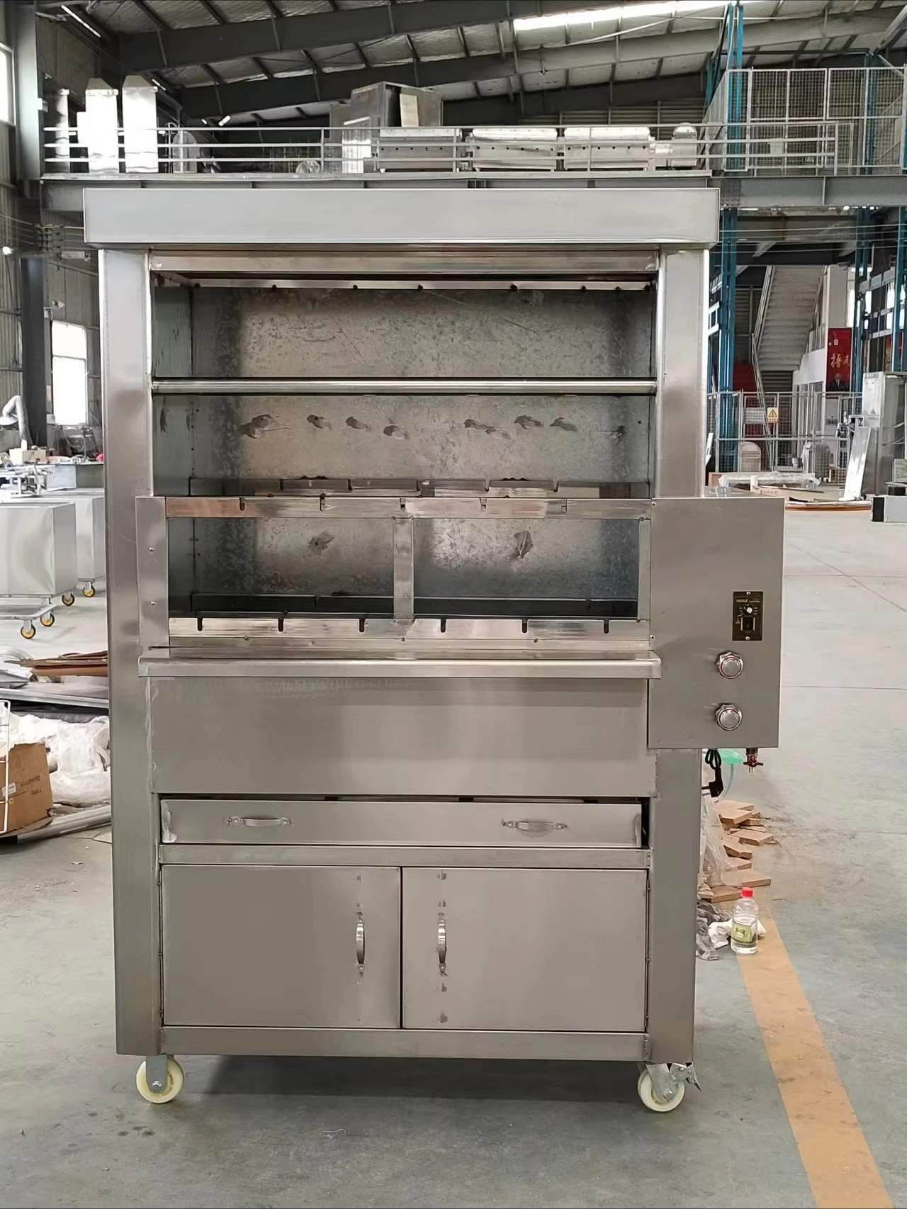 

Auto Rotary Commercial Bbq Grill Machine Street Food Meat Grill Machine Barbecue Grill Set