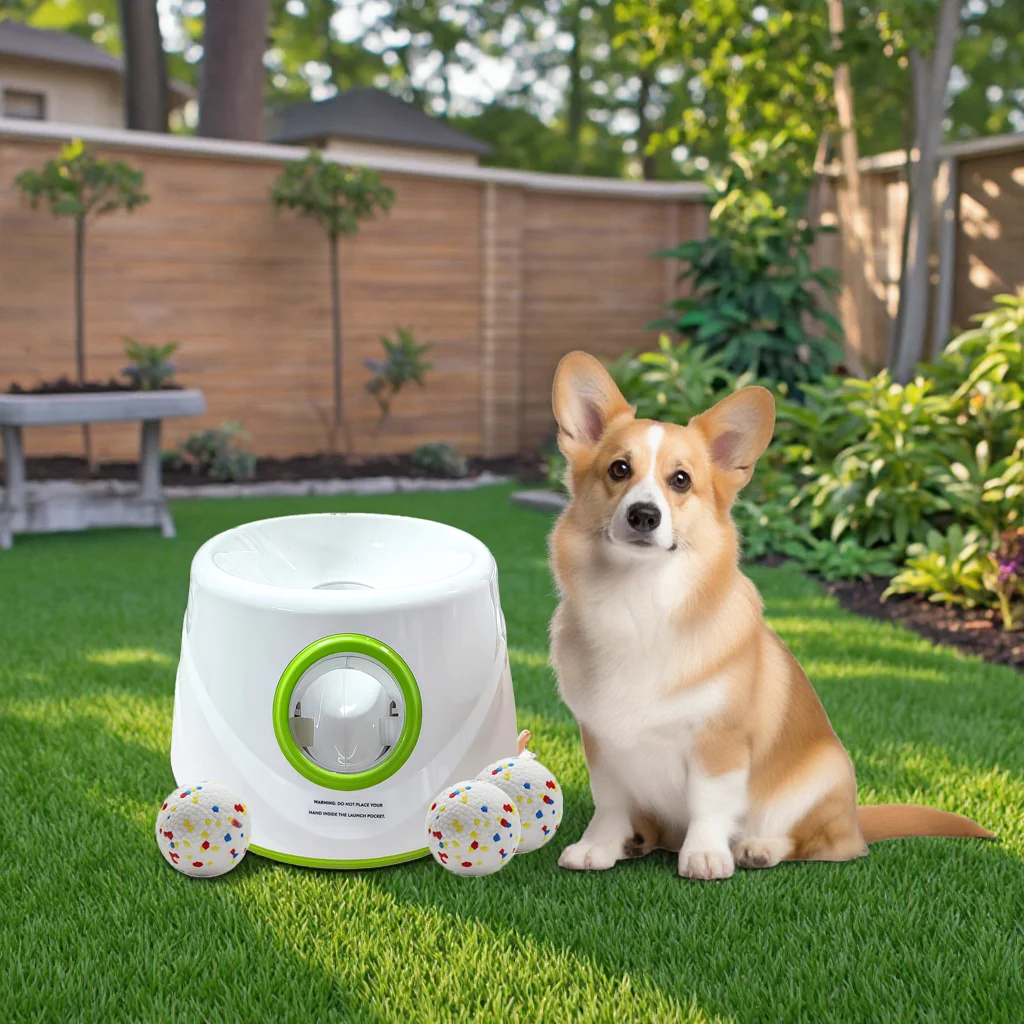 

Dog Automatic EPTU Ball Launcher Training Electric Thrower Machine Pet Outdoor Smart Device Interactive Pets Ball Toy