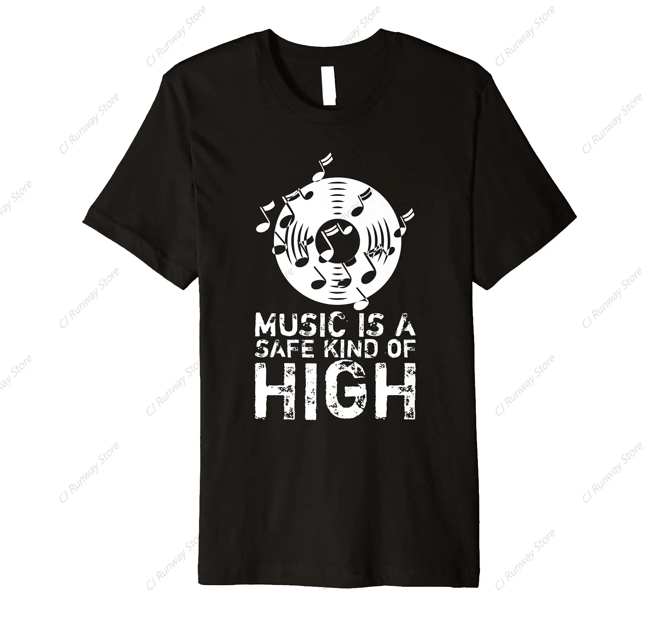 Music is a Safe Kind of High T-Shirt Musician DJ Gift