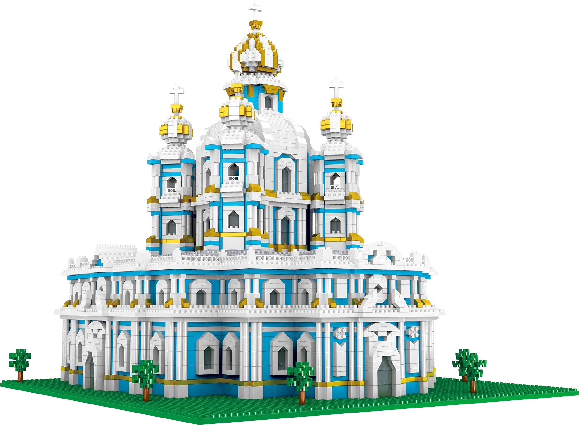 3737PCS Smolny Kerk Model Bouwstenen Wereldberoemde Attracties Architectonische Street View Bricks DIY Speelgoed Vakantiegeschenken