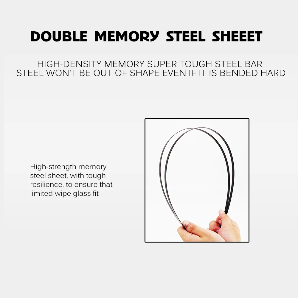Car Wiper Blade Front Window Windshield Rubber Silicon Refill Wiper For KIA SORENTO MK1 2002-2009 LHDRHD 24\
