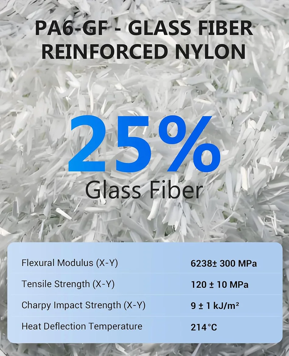 JAYO PA خيوط النايلون 1.75 مللي متر PA6-CF/PA6-GF/PA12-CF/سهولة PA النايلون ثلاثية الأبعاد خيوط الطابعة صلابة متفوقة 1 كجم/لفة #3