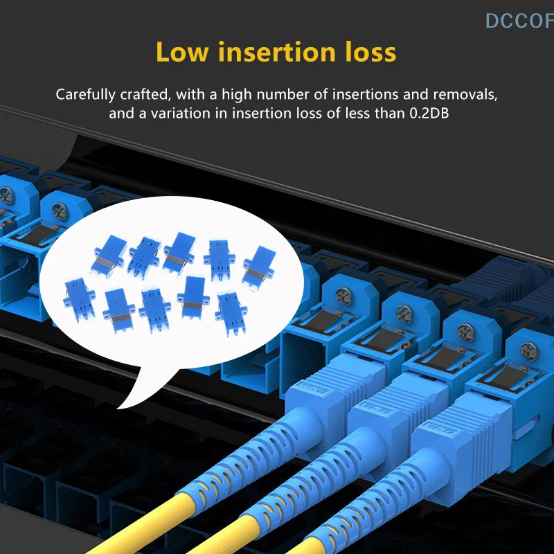 

10 шт. SC волоконно-оптический фланец адаптер LC/UPC SM фланец одномодовый симплексный LC-LC UPC соединительный разъем