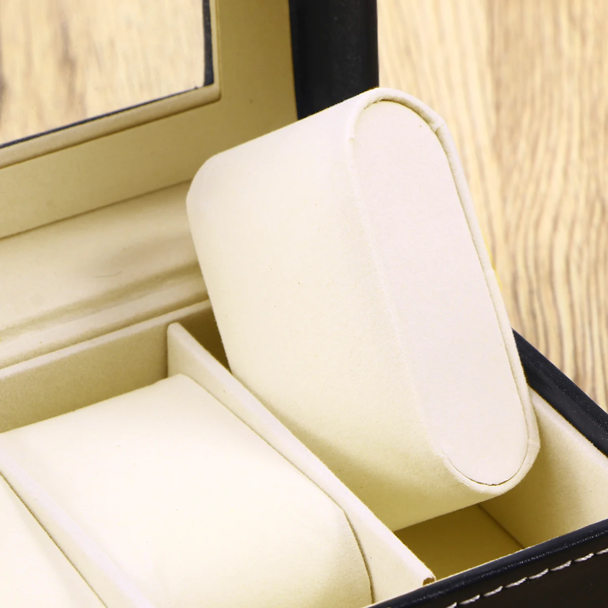 

Luxury Watch Display Case For Men Elegant Storage Box With Lock Mirror And Organizer Great For Home Shop Decoration