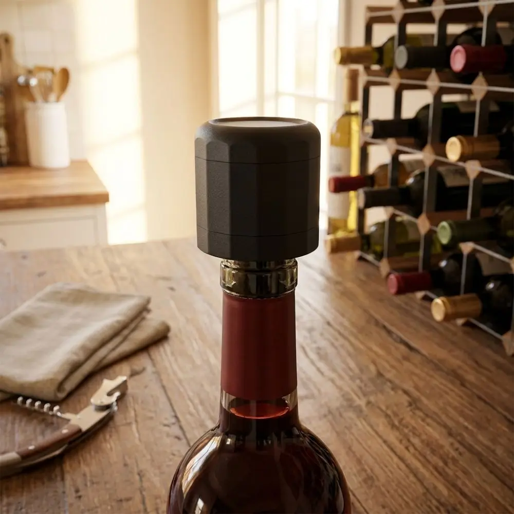 3PCS Freshness Retention Rotate Style Wine Cork Sealed Reusable Champagne Bottle Stopper Leak Proof Wine Plug Party