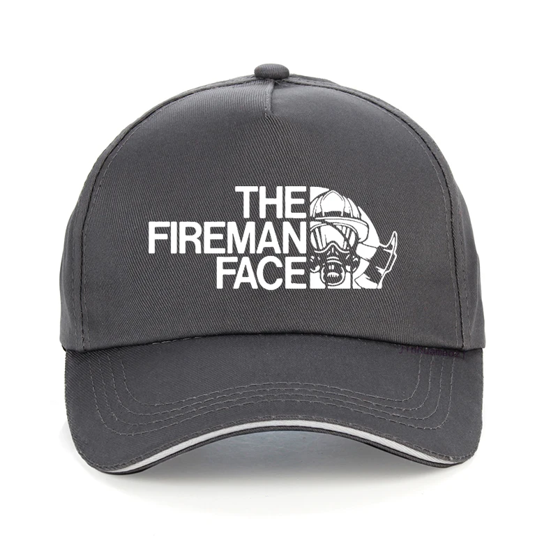 The Firefighter Face Baseball Cap Summer man Fireman Adjustable hatfashion Golf snapback hats