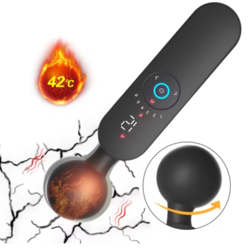 هزاز رأس دوار مع تحفيز الجسيمات المنتفخة المهبل البظر الحلمات تحفيز لعبة الجنس السلع الحميمة للأزواج 18 +