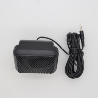 Walkie Talkie NSP-100 Mini External Speaker Mobile Radio Microphone for Kenwood Yaesu ICOM Ham Car Loudspeaker