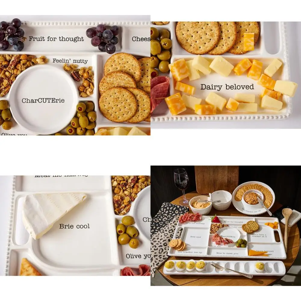 

Classic White Charcuterie Platter, 11.75 x 22
