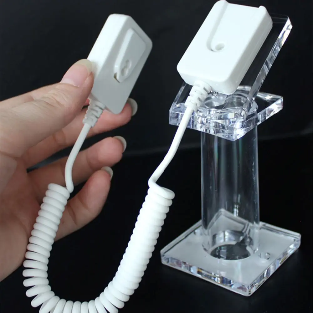 

Wire Cable Cord Transparent Combination Anti-theft Durable Demonstration Bracket Display Holder Phone Base Mobile Phone Stand