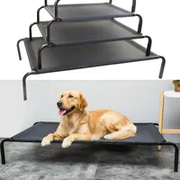 Waterproof Elevated Dog Bed with Non-Slip Feet, Breathable Mesh Washable Indoor/Outdoor Pet Sofa Bed for Camping Cats