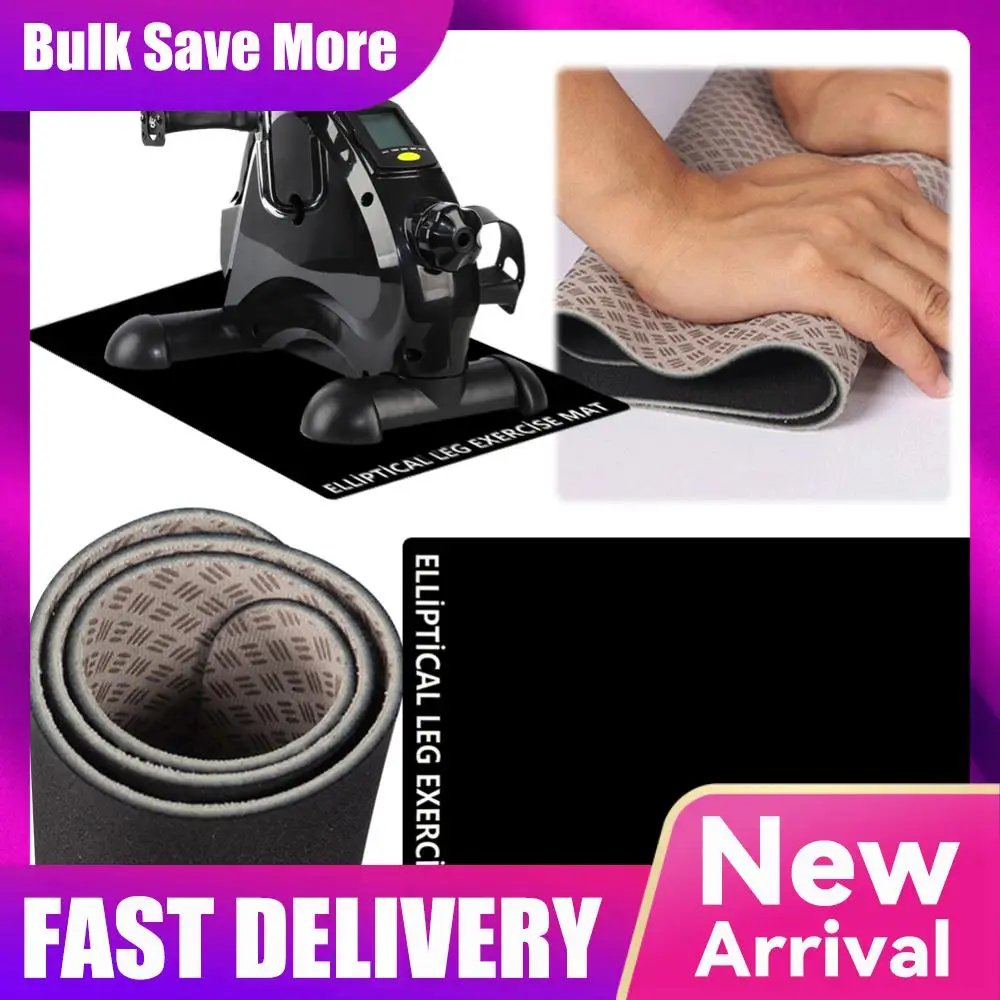 Elliptische Beintrainer-Matte für unter den Schreibtisch, weiche Stepper-Bodenmatte zur Verbesserung der Stabilität für Fitnessgeräte