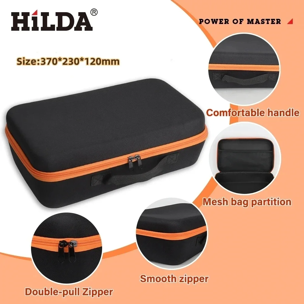 HILDA Large Capacity Electric Drill Carry Bag Oxford Cloth Bag For Electrician Hardware Shockproof Tool Bag Waterproof Tool Box