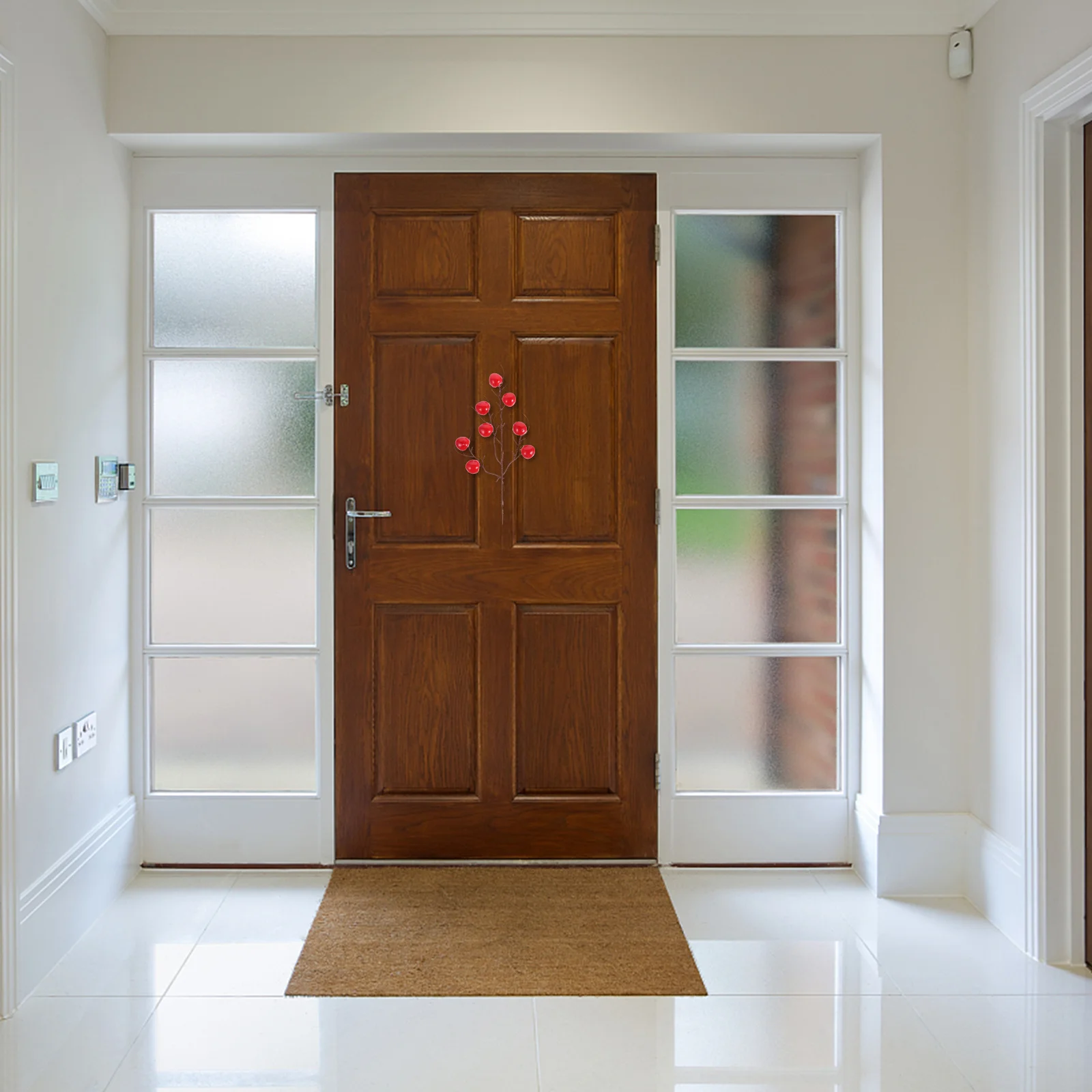 

4pcs Artificial Cherry Branches Fake Berry Branch Diy Photo Prop Wedding Christmas Home Decor Berries Decoration