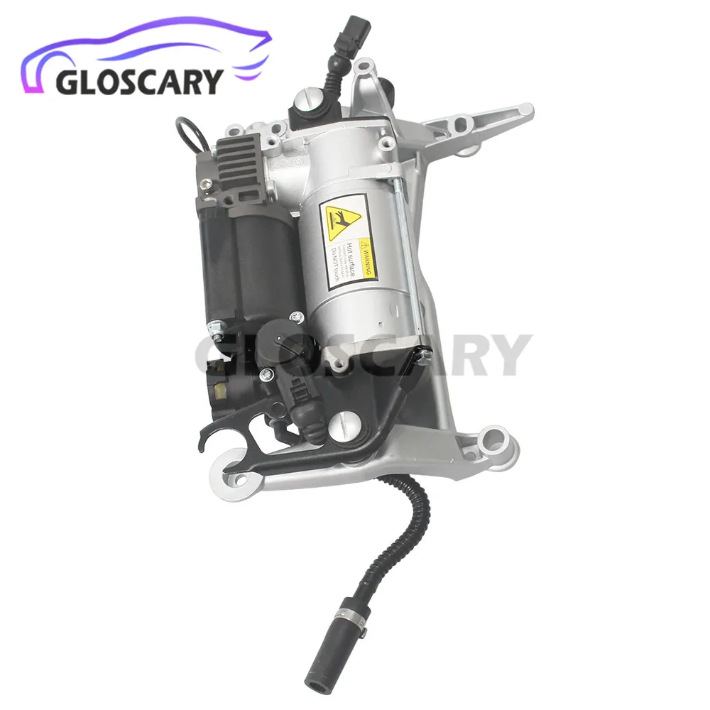 Air Suspension Compressor Pump With Bracket + Air Pipe For Audi Q7 4L VW Touareg 7L Porsche Cayenne 9PA 7L8616006A 7L8616006C