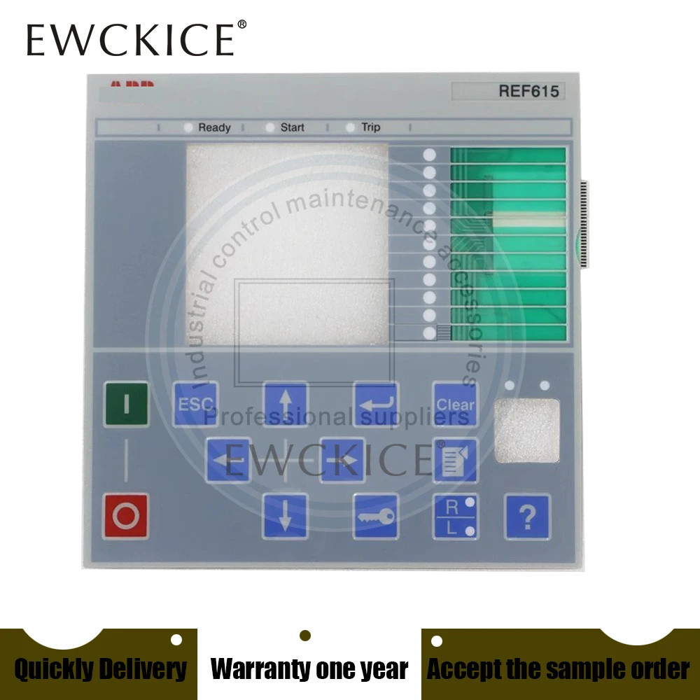 NEW REF615 HMI PLC Membrane Switch keypad keyboard