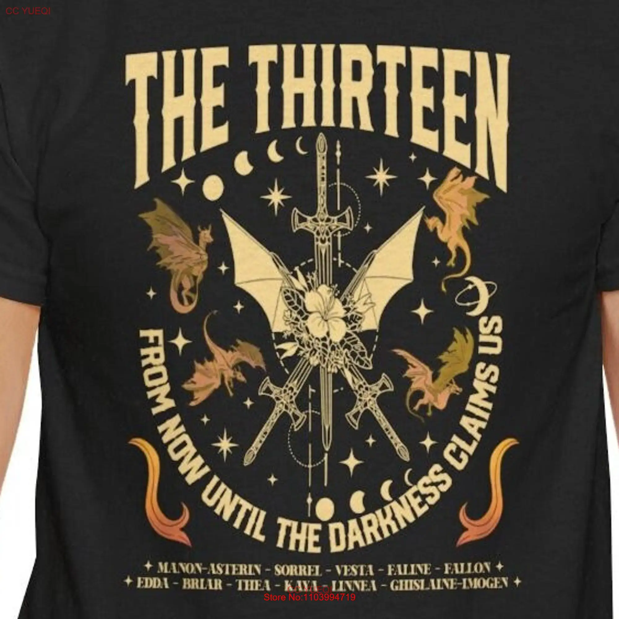 We Are the Thirteen T Shirt Throne of Glass Merchandise Kingdom Ash Fan To Whatever End Apparel long or short sleeves