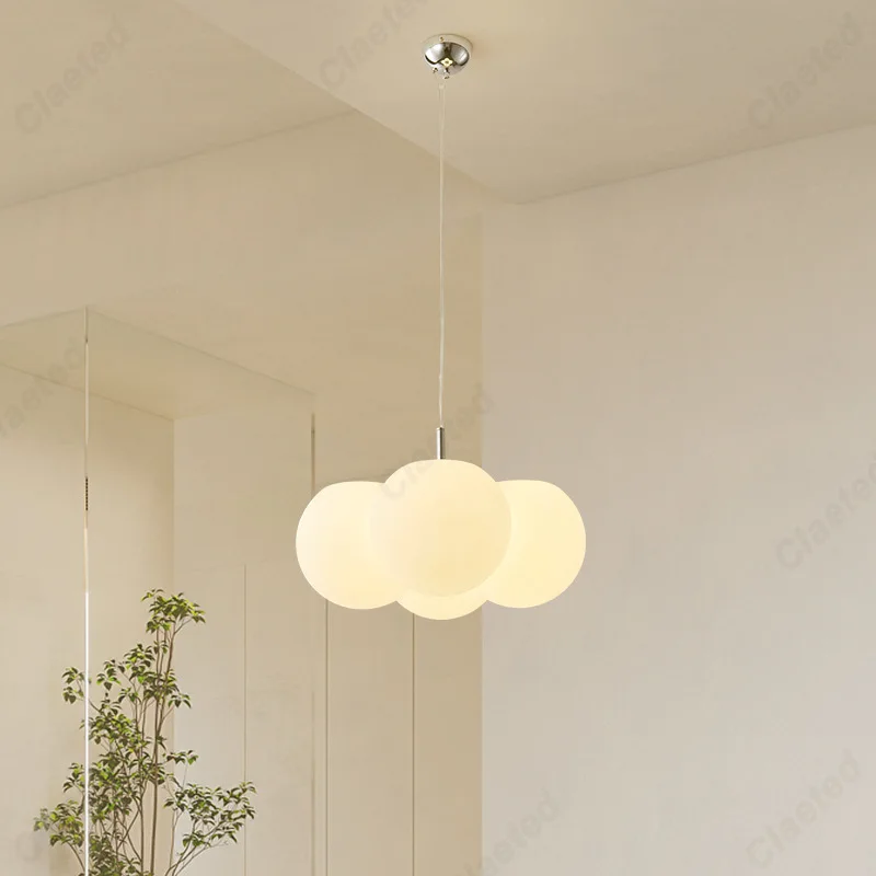 European Modern Minimalist LED Cloud Chandelier Living Room Dining Room Bedroom Children's Room Decoration Lighting