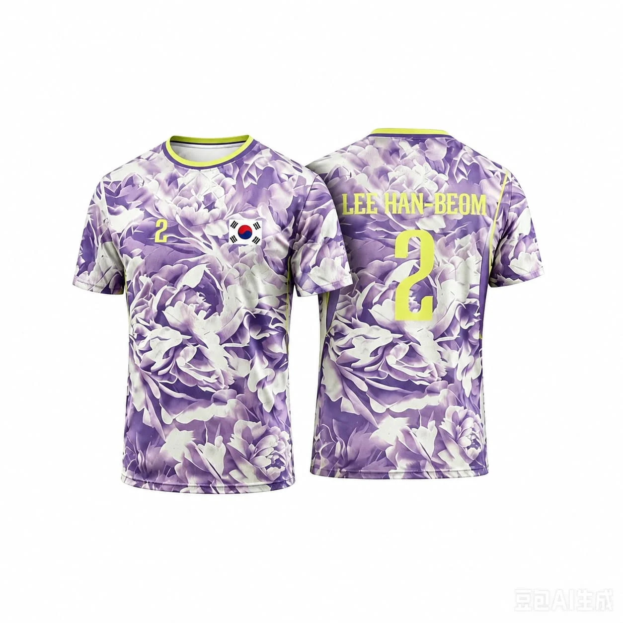 Südkorea Fußballtrikot Lässiges Sommer-Sport-3D-Druck Damen-T-Shirt Unisex-T-Shirt Kurzarm Schnelltrocknend Herren-T-Shirt – Detail 9
