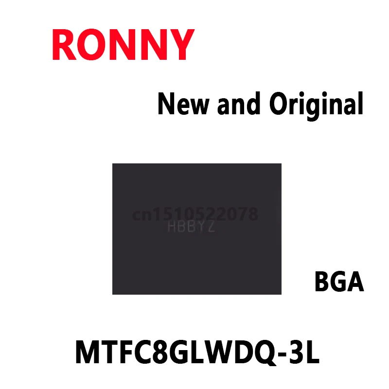 1PCS New and Original MTFC8GLWDQ-3L  BGA HBBYZ