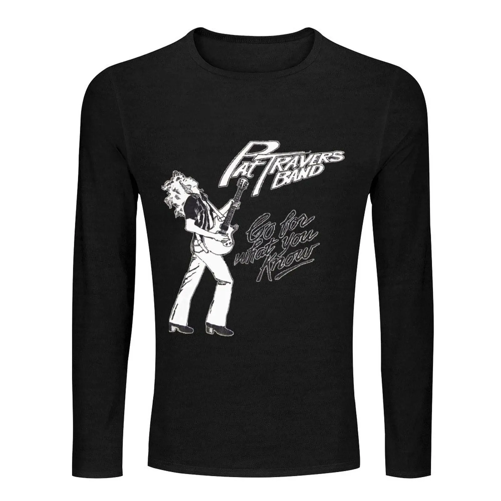 pat travers band blues Long T-Shirt korean fashion custom t shirts funny t shirts sweat shirts, men