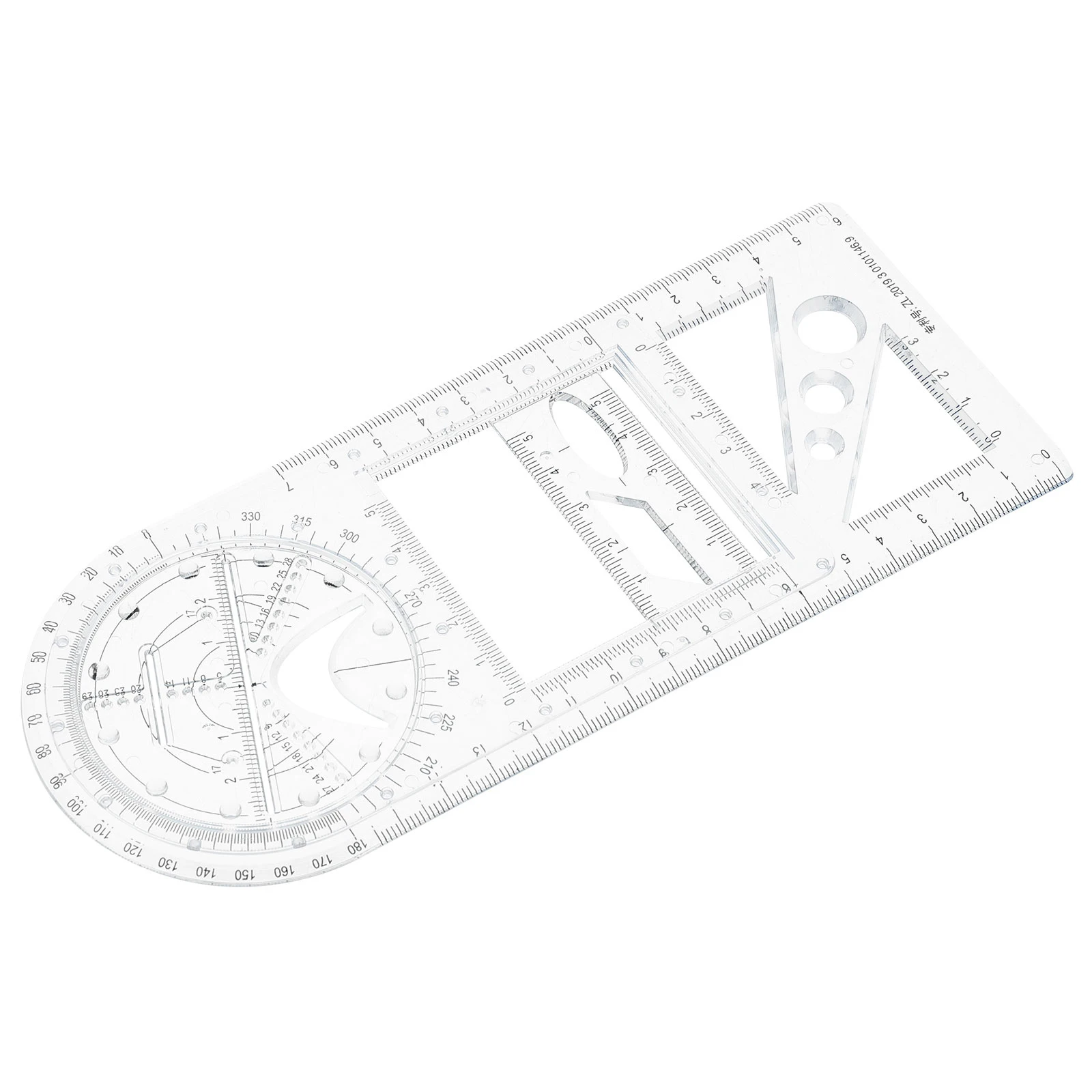 

Multifunctional Drawing Ruler Set Geometric Tools Lightweight School Supplies Measuring Instruments Students Math Learning