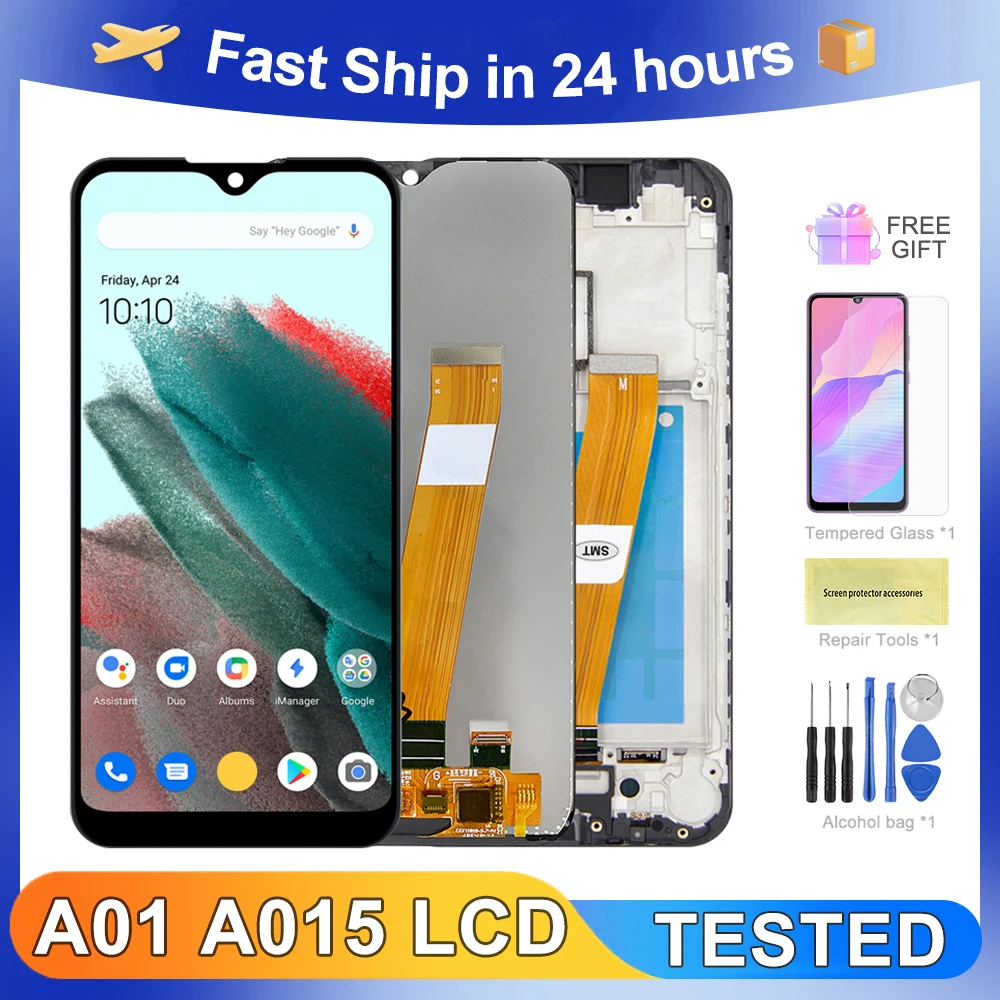 A01 5.7\'\'For Samsung For  A015F A015G A015M A015 A015A A015U LCD Display Touch Screen Digitizer Assembly Replacement