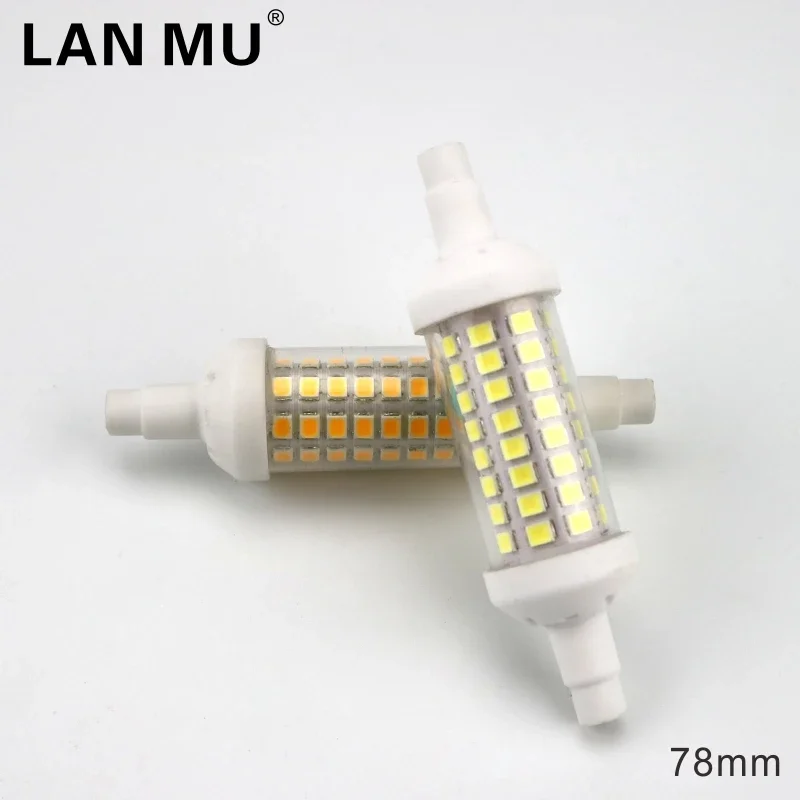 R7s LED 78mm 118mm 135mm Bóng Đèn LED 6W 9W 12W SMD 2835 Lampada đèn Led 220V-240V AC Thay Thế Halogen Đèn Pha