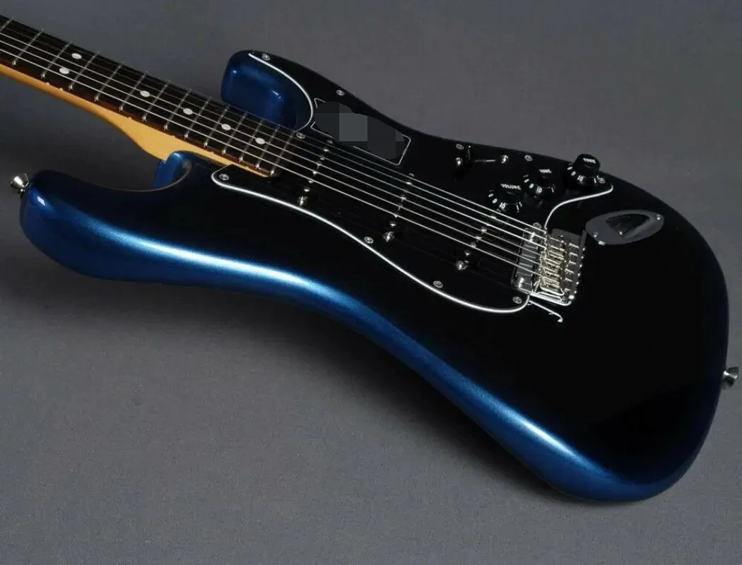 Spot Stocks Factory Customized Dark Night Electric Guitar High Quality Hot Sale 6 Strings