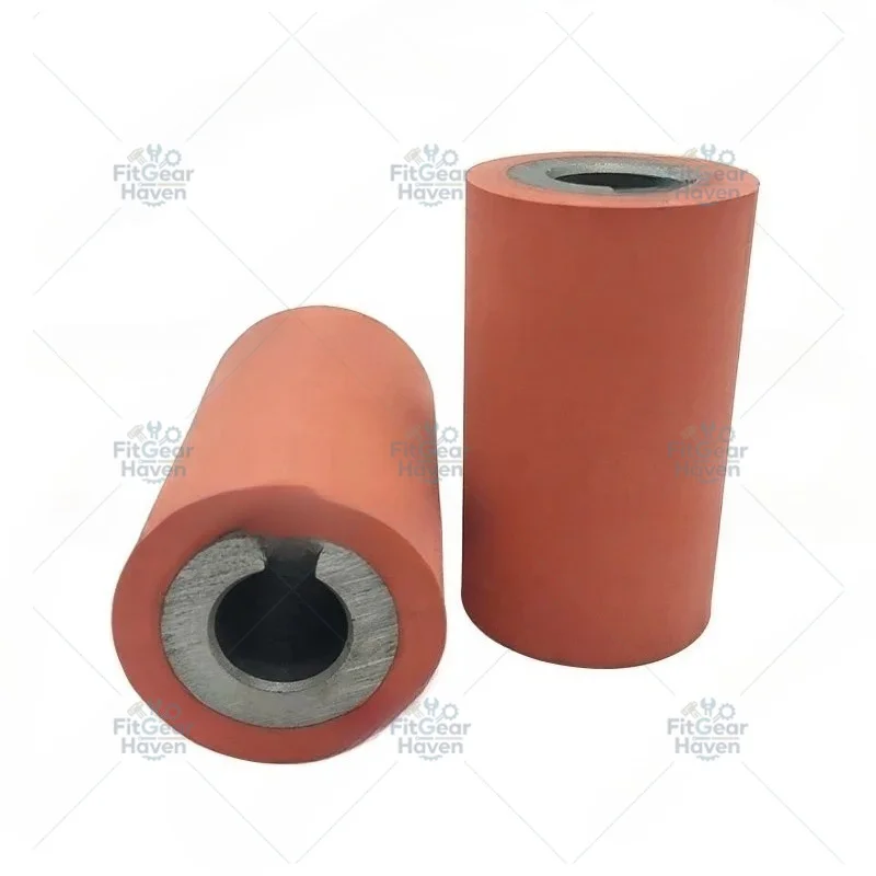 40 * 16 * 68Mm Woodworking Machinery Spare Parts Feeding Wheel Woodworking Manual Edge Banding Machine Rubber Roller