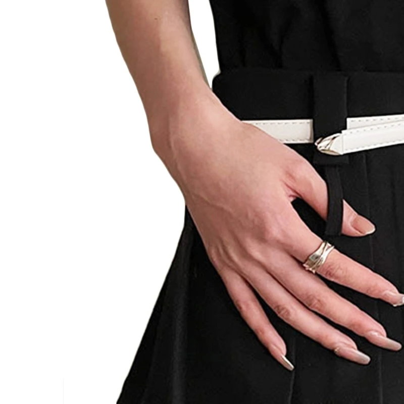 Harajukus Vrouwen Skinny Taille Riem Jeans Verstelbare Riem voor Jurk Rok Decors