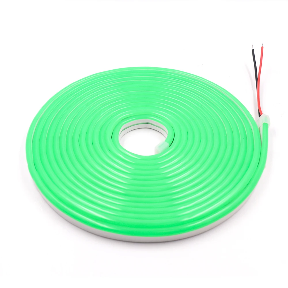 GAHADA Flexible Neon Licht 12V SMD2835 LED Streifen Neon Zeichen 120LEDs/m IP67 Wasserdichte Außen Neon Seil Lampe weiß Warm Weiß Rot Grün 6