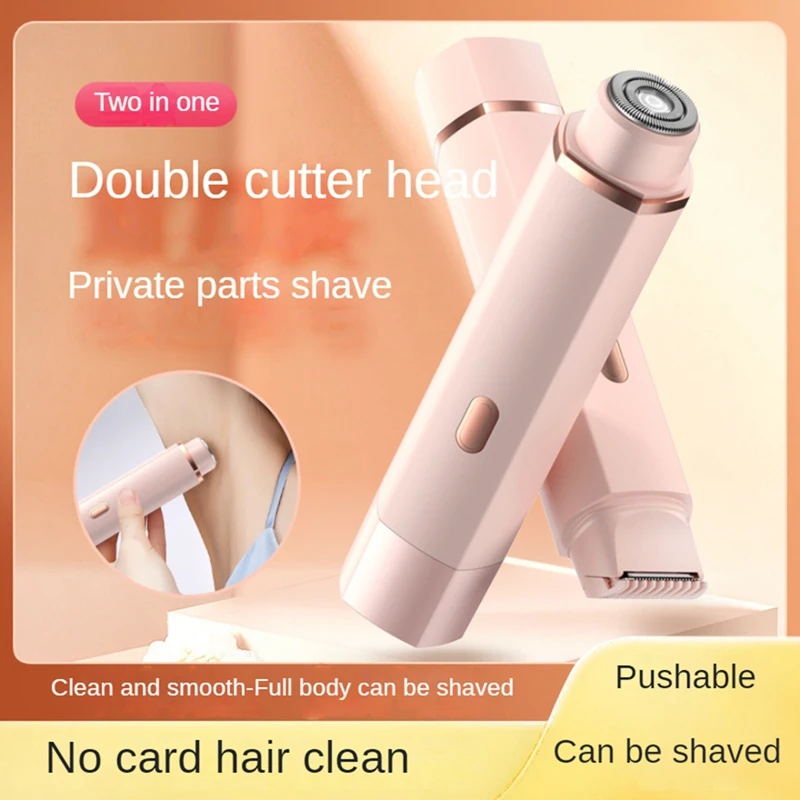 

Hot Deal Bikini Trimmer For Women Electric Shaver For Women 2 In 1 Pubic Hair Trimmer Women Wet & Dry For Legs Underarm