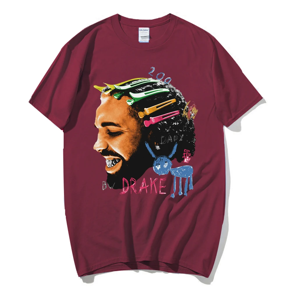 Vintage Rapper Drake for All The Dogs T Shirt Men's Women Fashion Hip Hop T-Shirt Tops Streetwear image 3