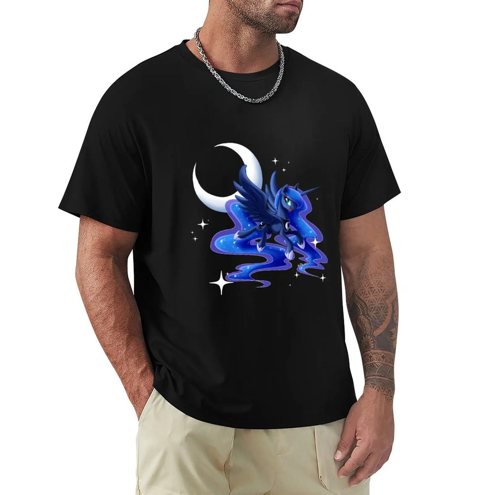 

Princess Luna T-Shirt summer 2025 Luxury man sweat basketball graphic tees designer t shirt men
