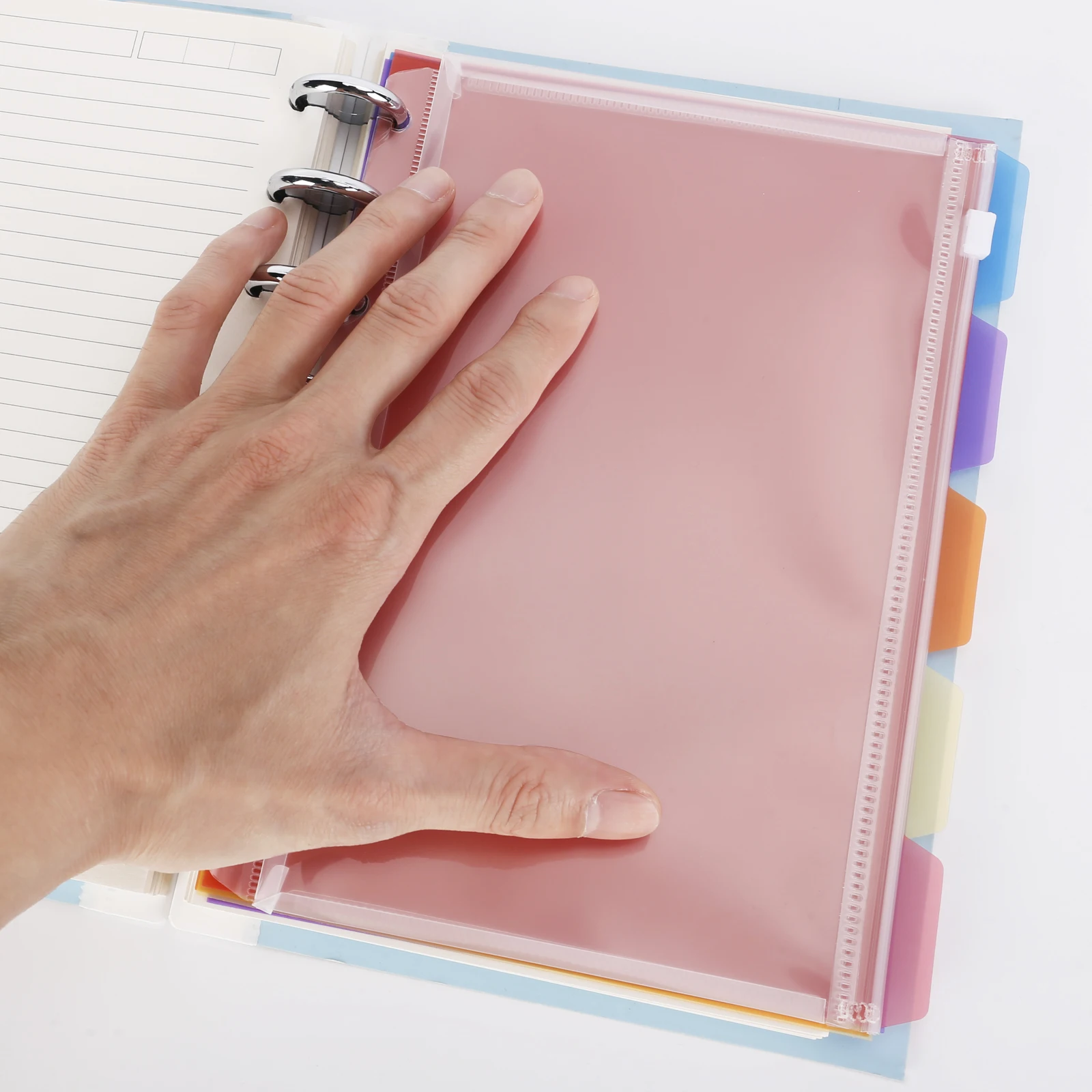 Eagle 5 Index Tags With Separate Pages,Multi-color binder index divider,School Separator Folder,Suitable For Notebook Loose-leaf
