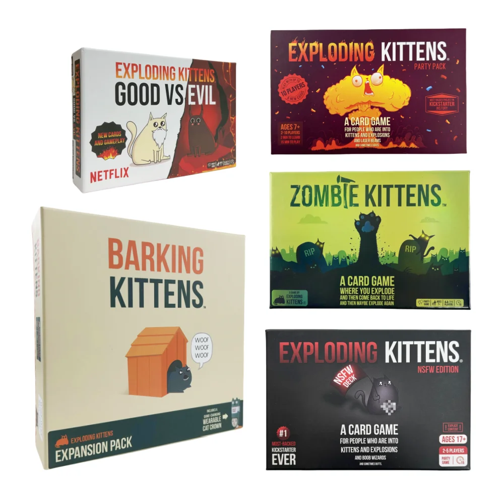 Board Cards Game Elevate Chess Strategy New Family Party Funny Playing Board Deck Virus Evolution The Mind Game Explod Kittens