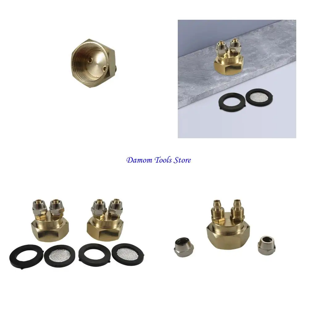 57BE Brass Drip Irrigation Hose Connector For Precisely Control Easy to Install