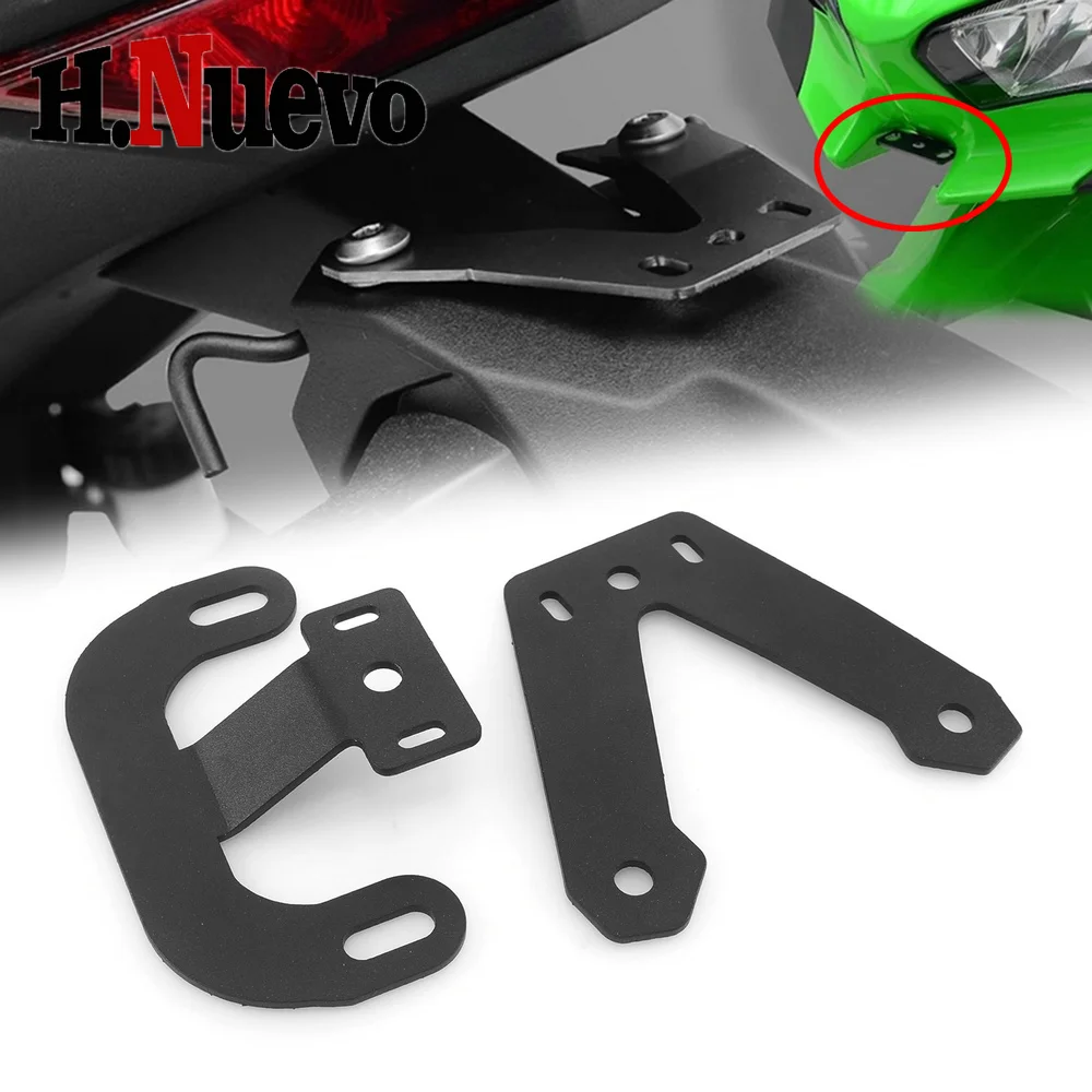 

Motorcycle For Kawasaki Ninja500 2024 2025 Front Rear DVR Data Logger GPS Navigation Bracket Holder Stand Accessories
