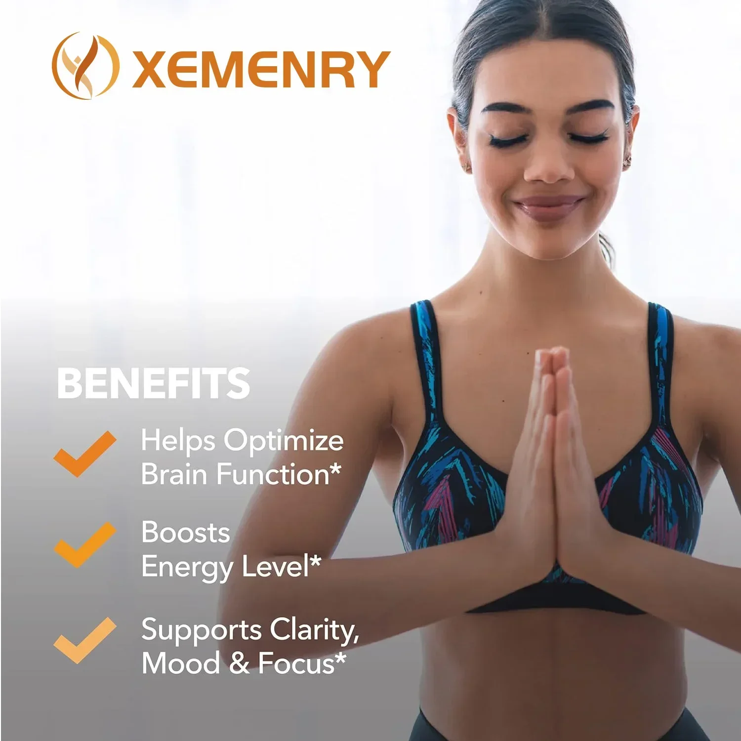 Suplemen Otak - Meningkatkan Daya Ingat, Fokus & Kejernihan, Mendukung Fungsi Kognitif, untuk Suplemen Kesehatan Otak