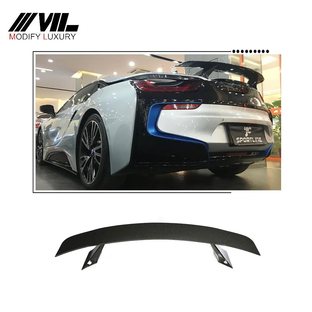 

Suitable for Carbon fiber rear spoiler wing BMW I8 Sports car 2-door 2014-2017