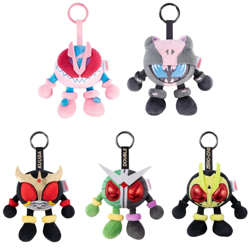 Moeyu Kamen Rider Double Plush Keychain 55th Anniversary Series Soft Plush Pendant Anime Peripheral For Anime Collection Fans