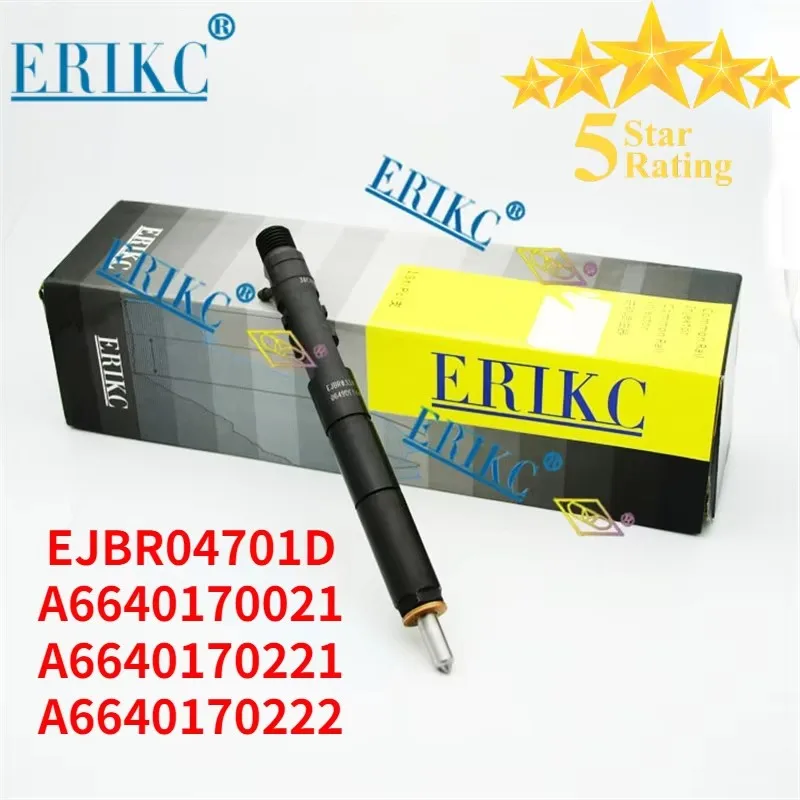 

Топливная форсунка CR EJBR04701D для дизельных двигателей, автоматическая система впрыска топлива EJBR0 4701D, OEM A6640170222 для SSAN/GYONG