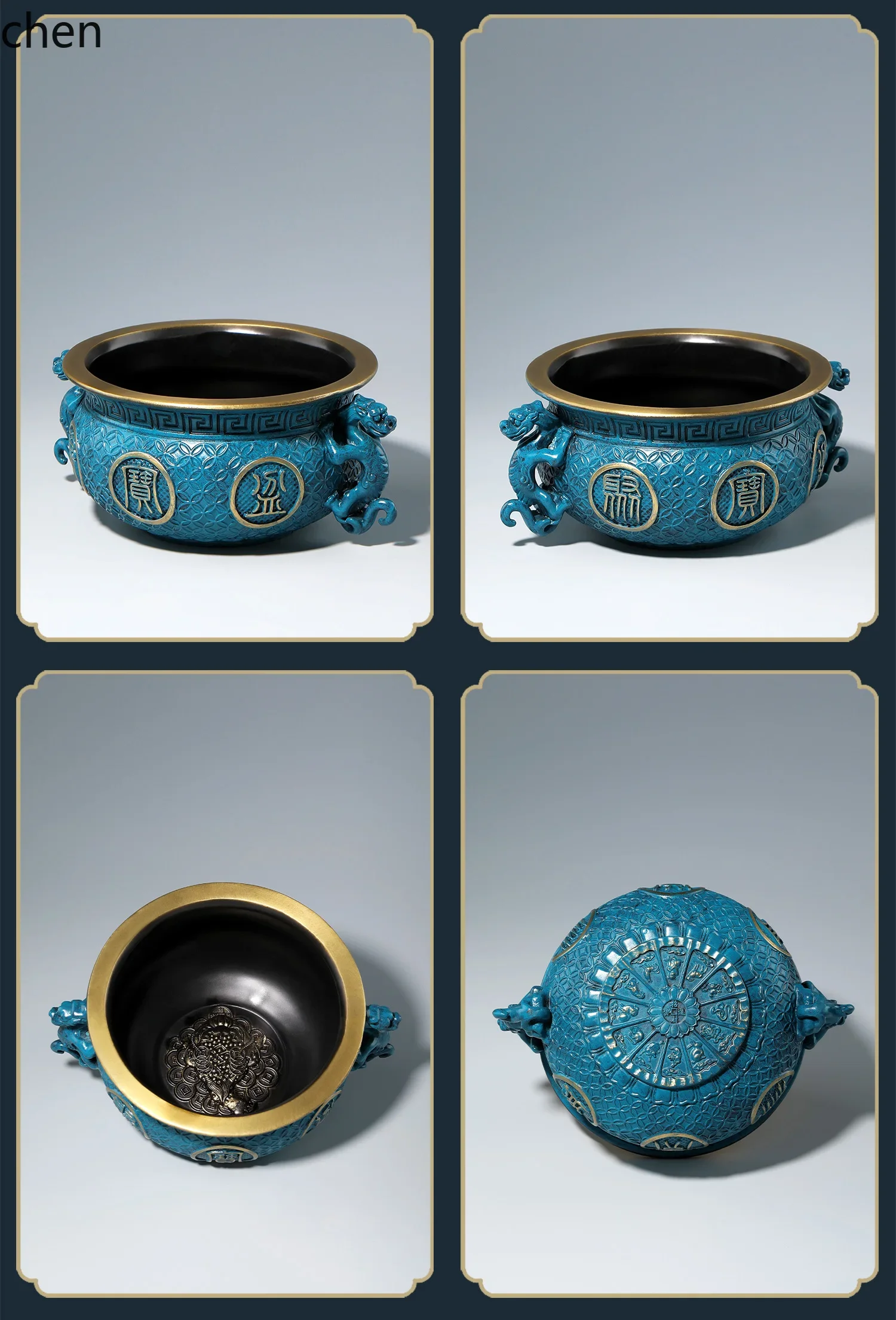 DSATreasure Bowl Ornament Office Living Room Home Decoration