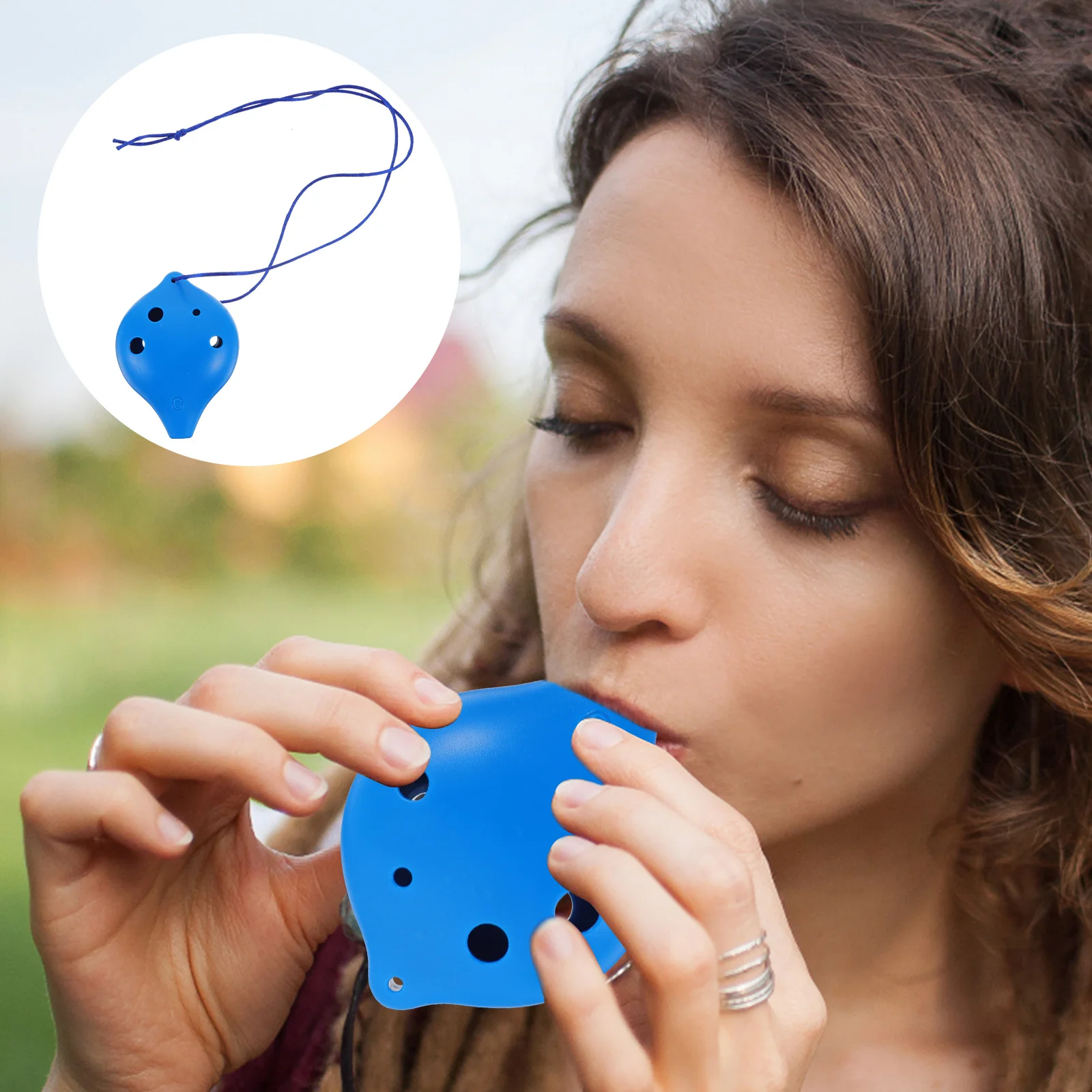 초보자용 오카리나 크리에이티브 관악기, 초보자 연습 장난감, 어린이 장난감, 6 홀 알토 미니