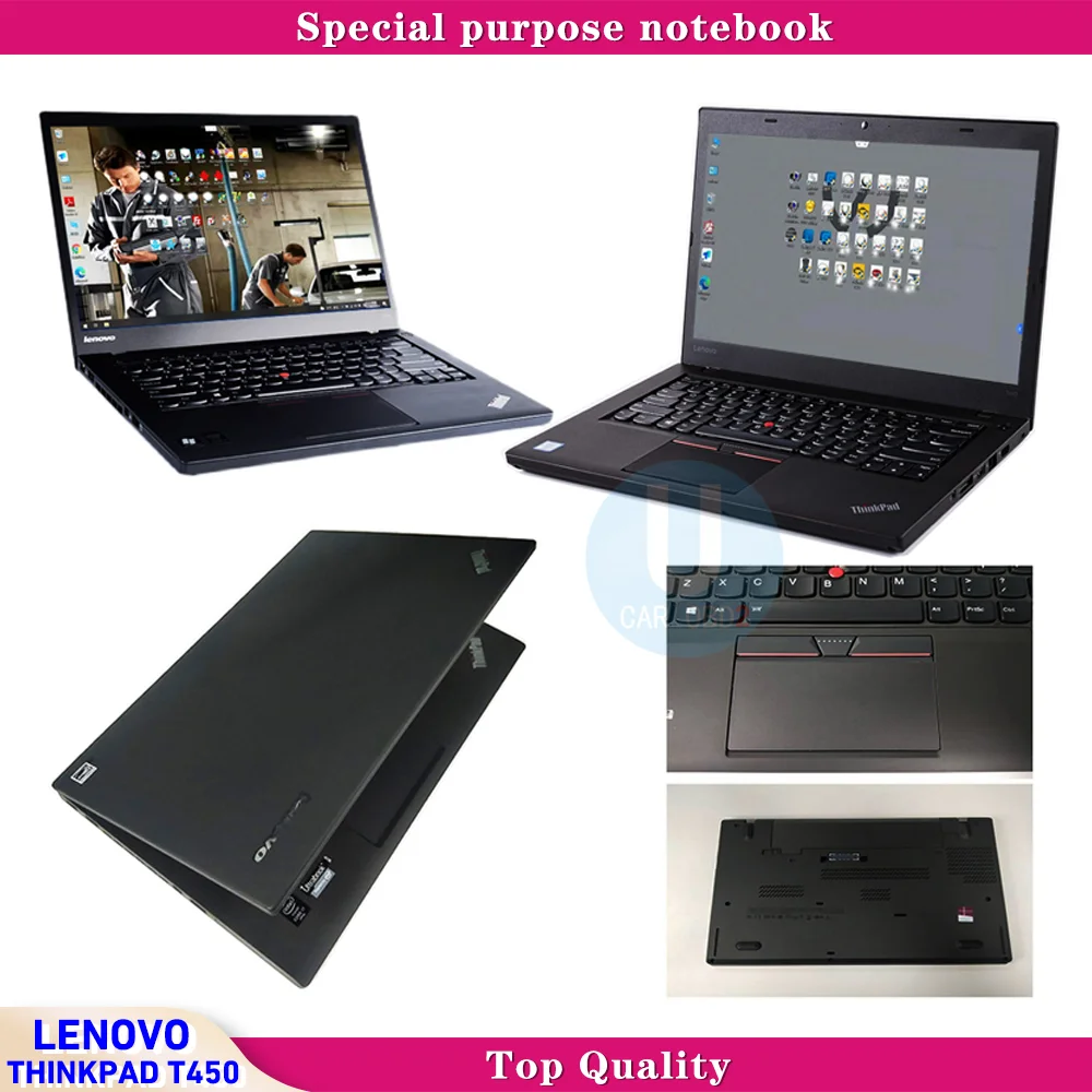 

Lenovo T450 Core i5 4G/8G RAM HDD/SSD диагностический прочный ноутбук для Mb Star C4/C5/C6 или ICOM NEXT/A2/A3 и 5054A диагностический инструмент